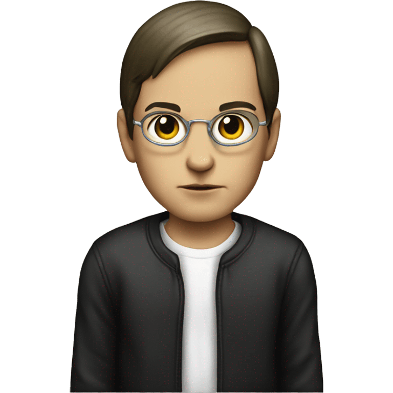 steve jobs as a youngster gangster emoji