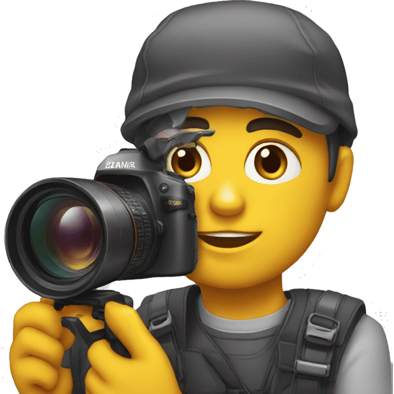 crée un photographe  emoji