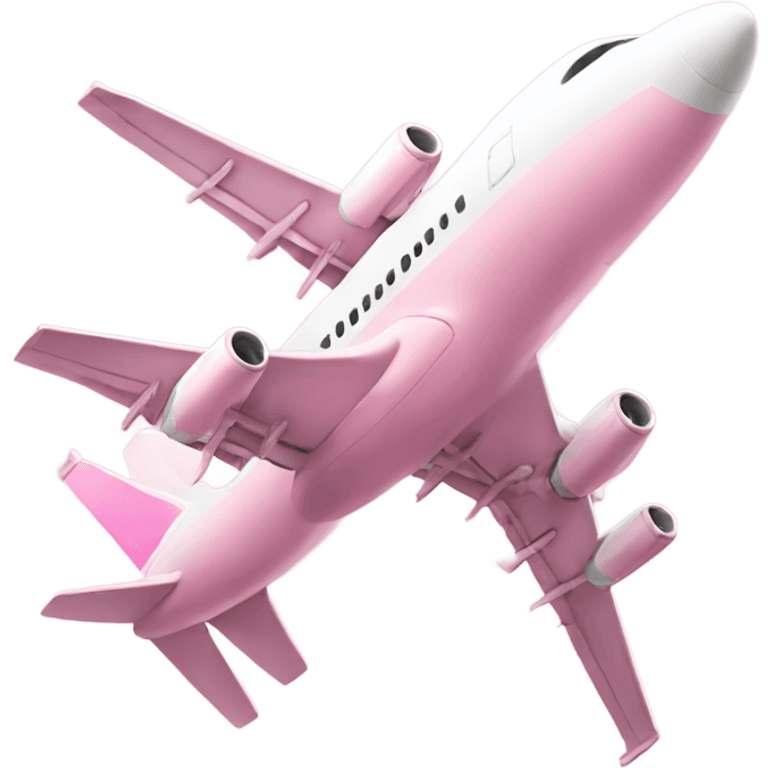 Light pink airplain emoji