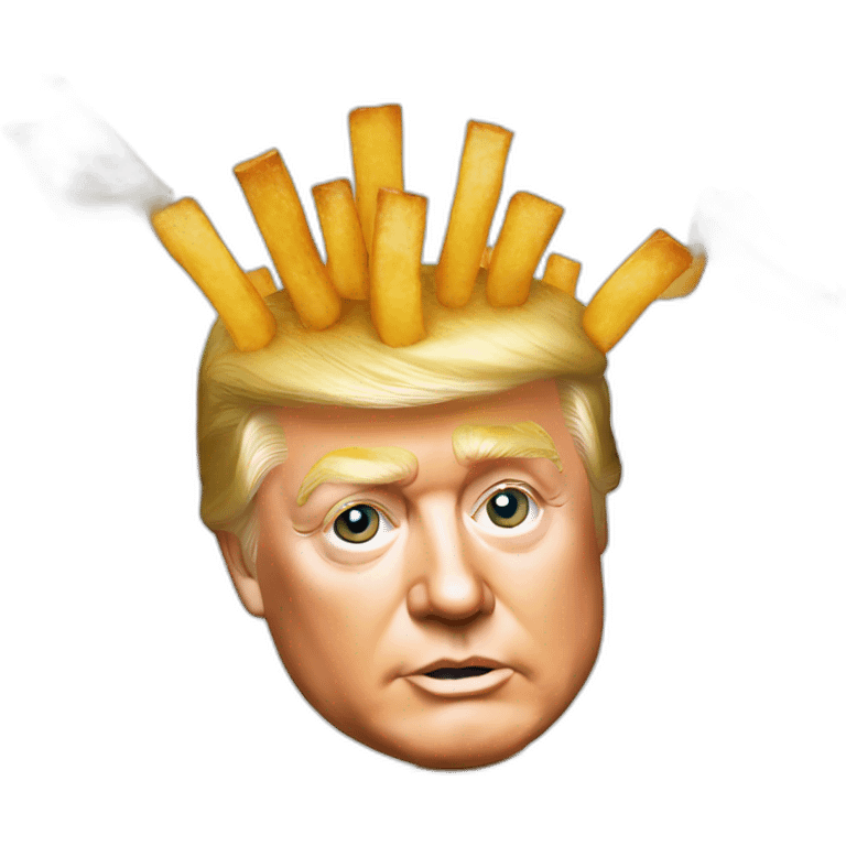 Poutine and Trump emoji