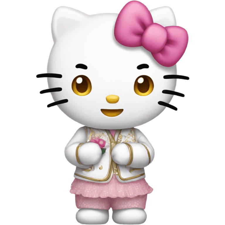 New year hello kitty  emoji