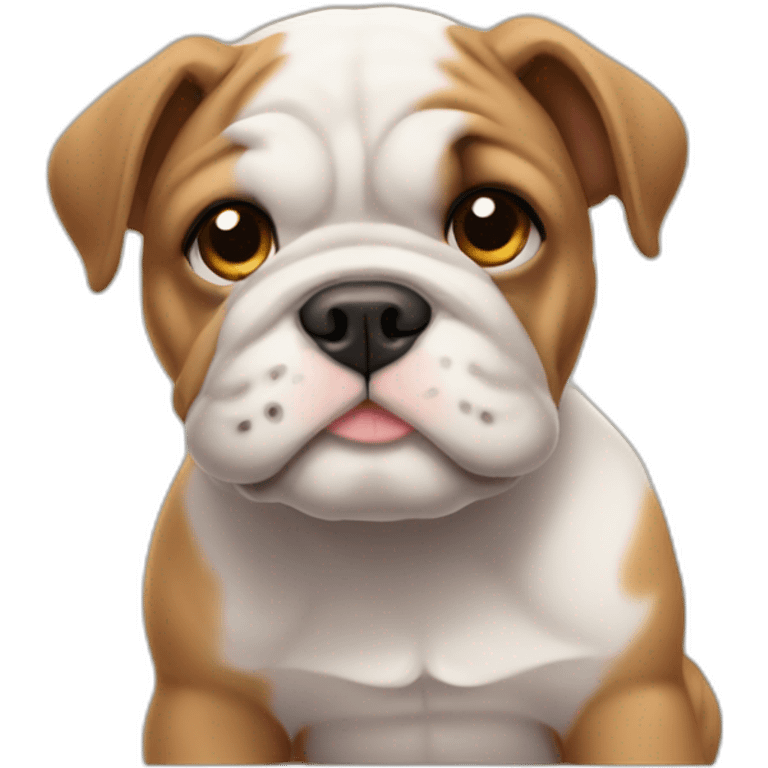 bulldog puppy emoji