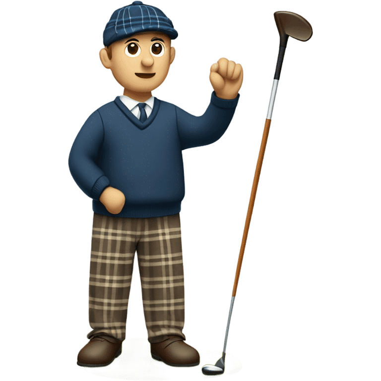 Scottish golfer emoji