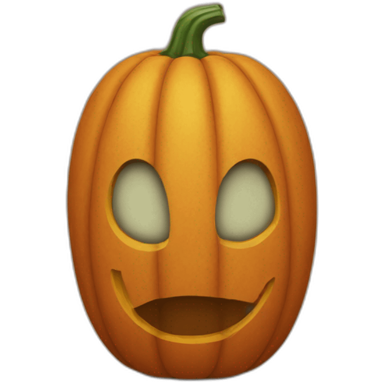 pumpkin without face emoji