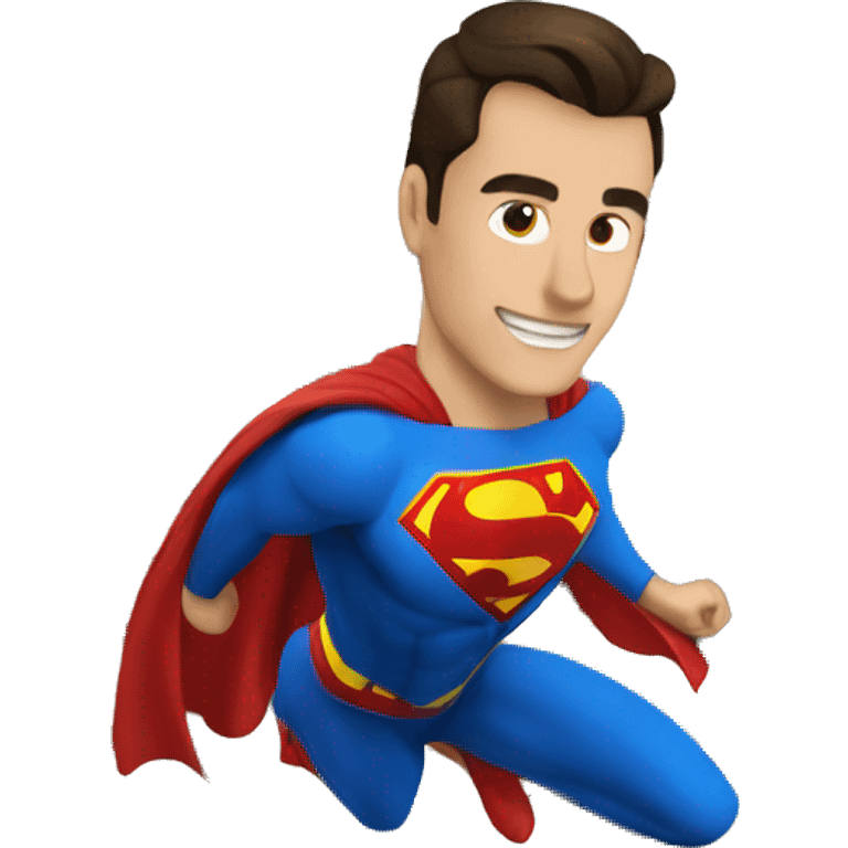 Superman en train de voler emoji