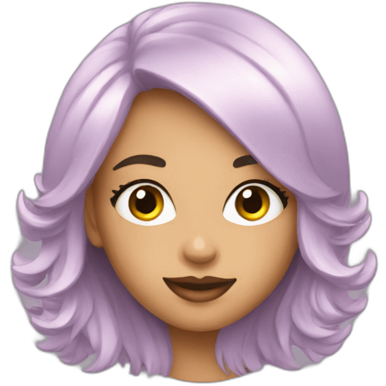 Fille mascara emoji