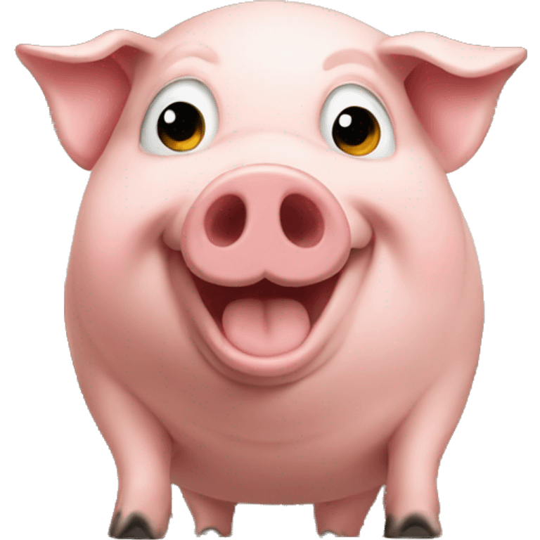 Pig in home emoji