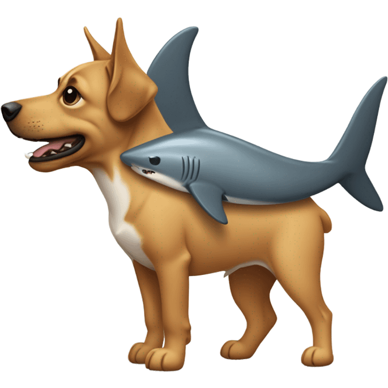 dog shark  emoji