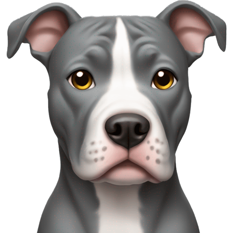 Grey pitbull emoji