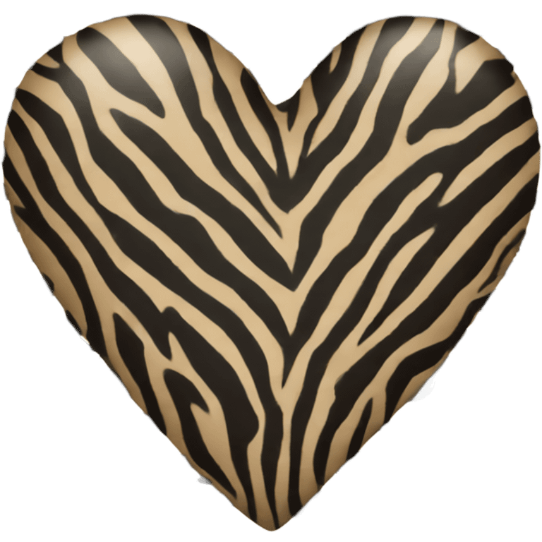 heart with zebra stripes emoji