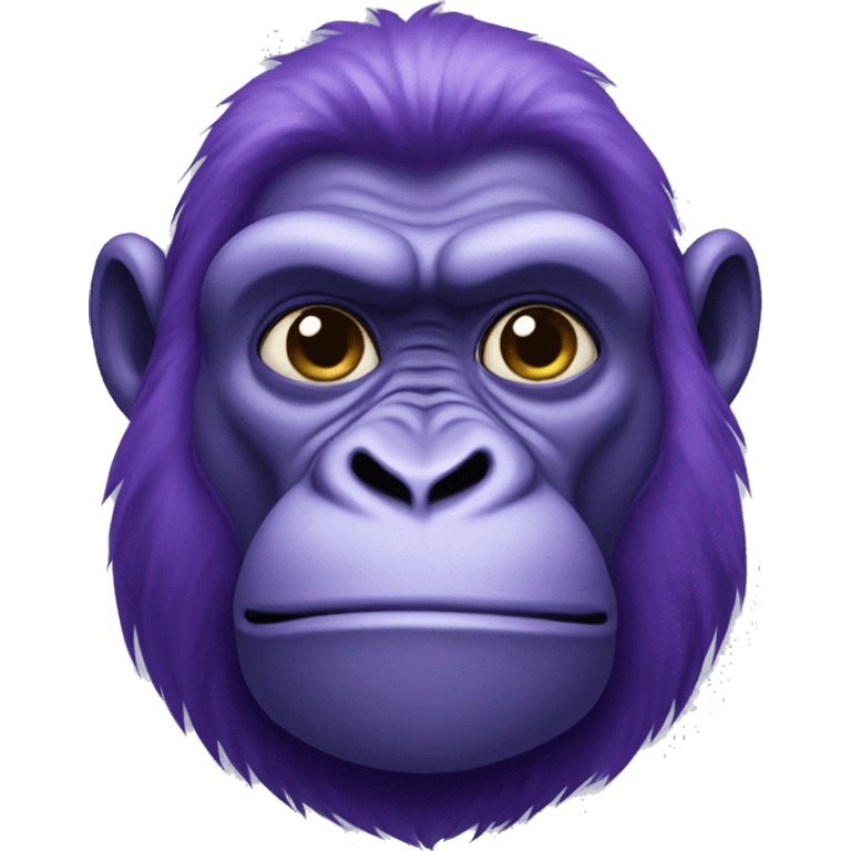 Purple gorilla emoji