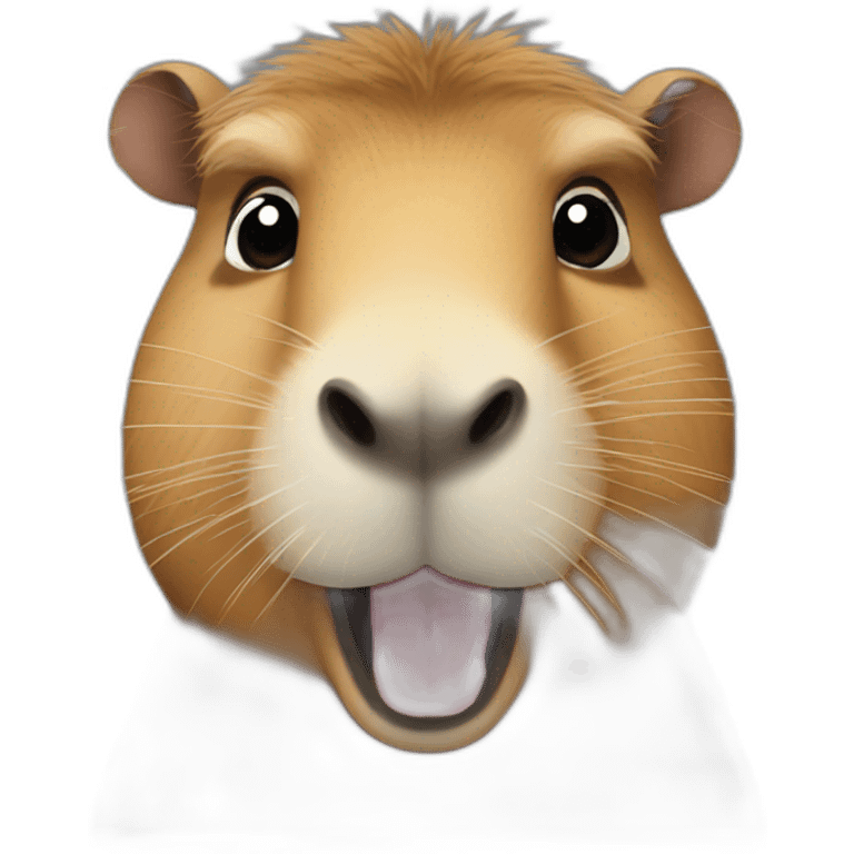 Capybara saying "chokbar" emoji