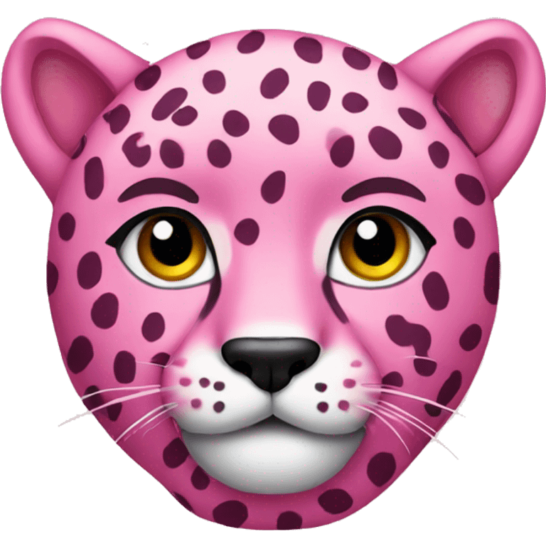 Pink cheetah  emoji