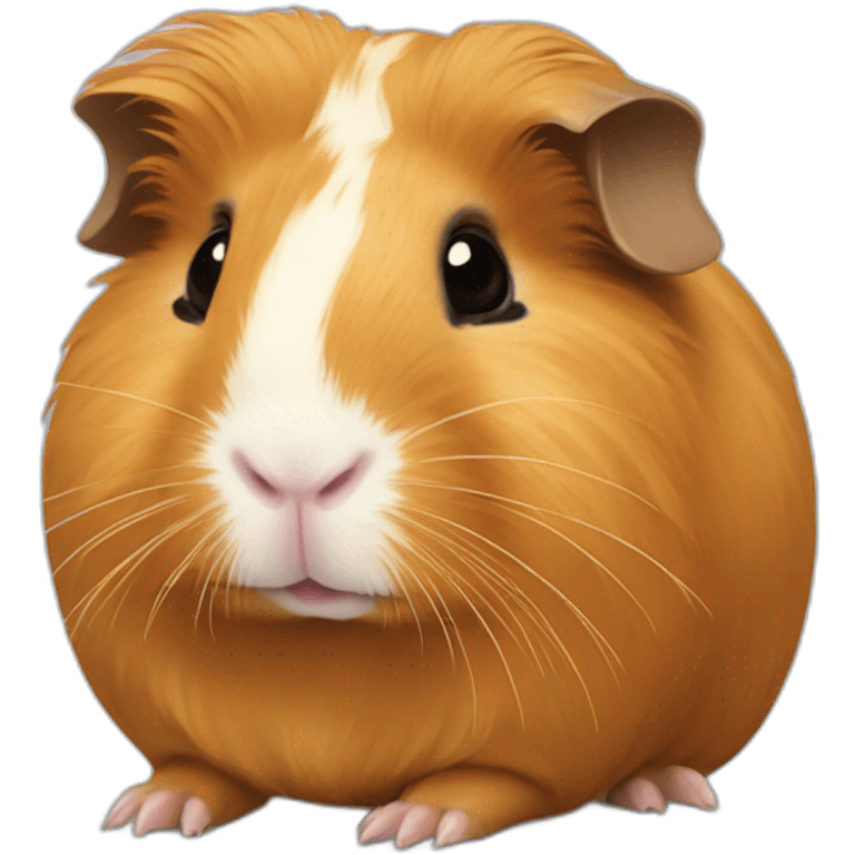 honey colored guinea pig emoji