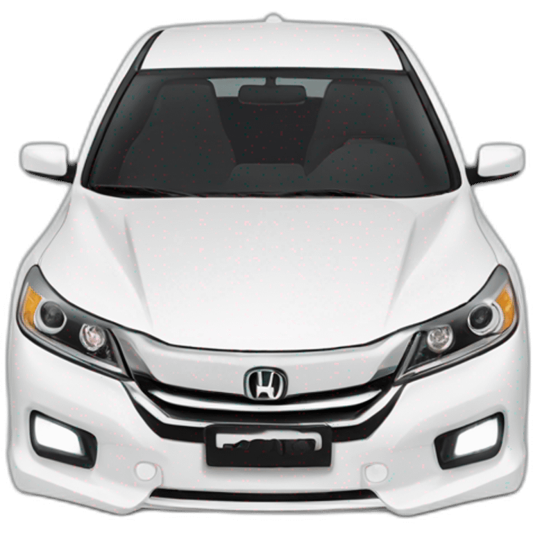 Honda Accord 2013 white emoji