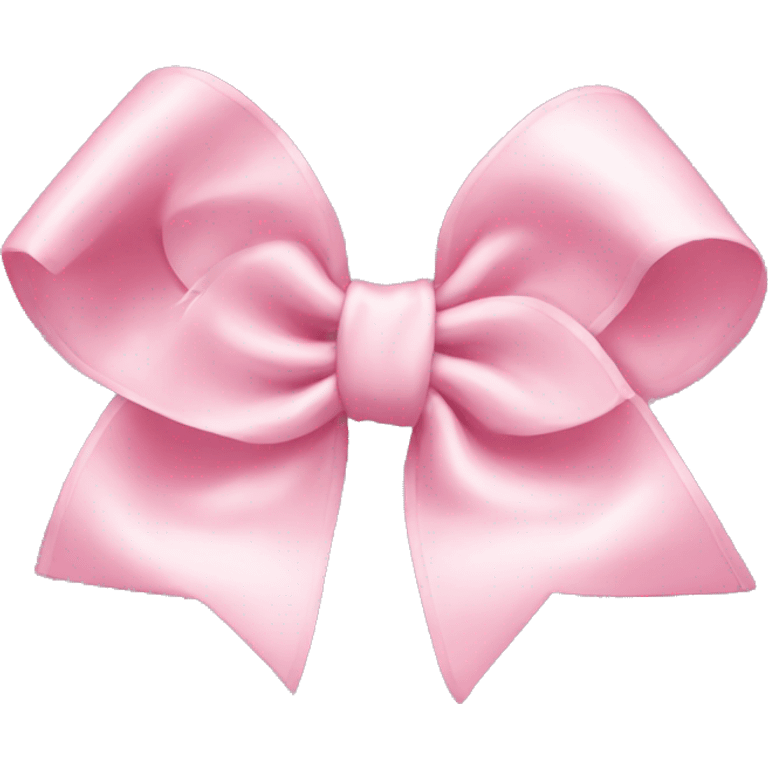 Light pink bow emoji