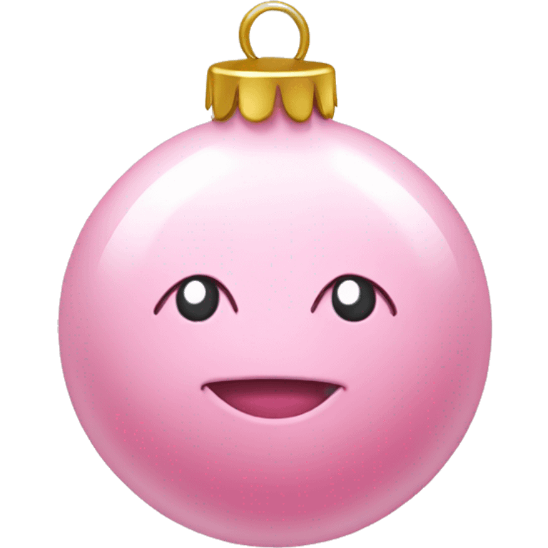 baby pink bauble emoji