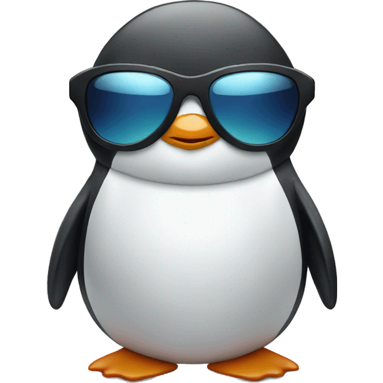 penguin with sunglasses emoji