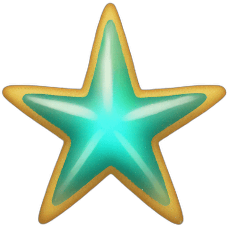 Una estrella emoji