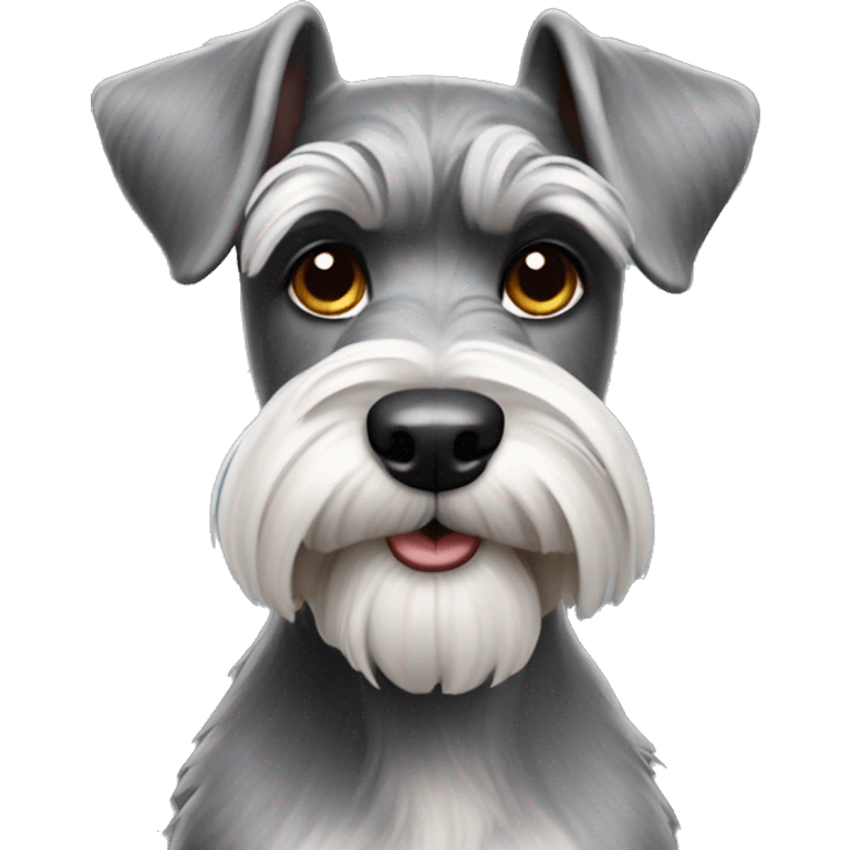 Schnauzer dog emoji