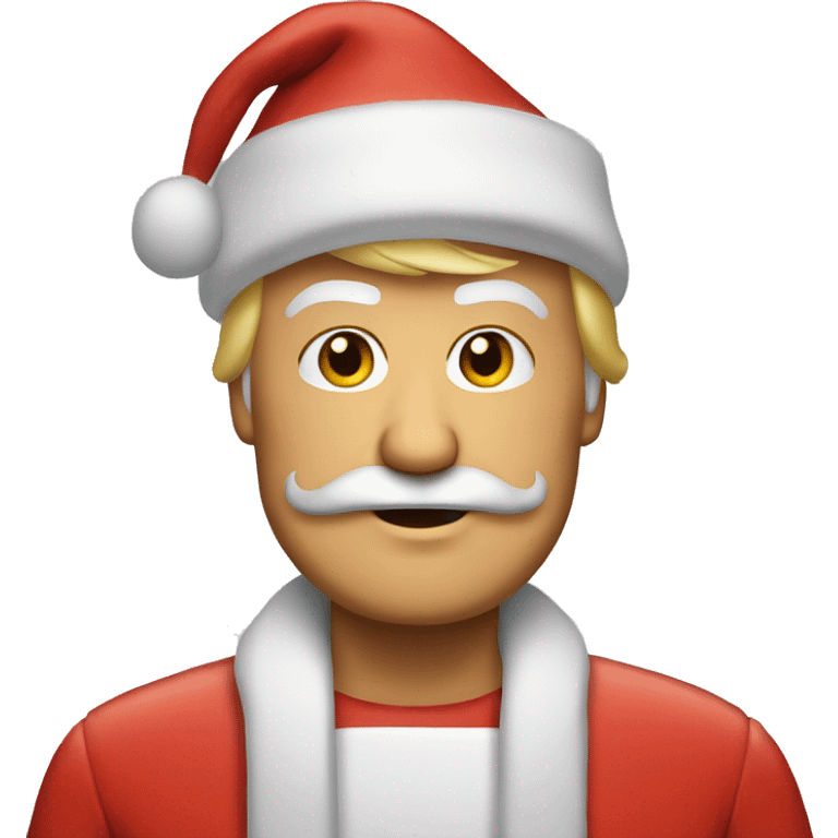 Donald Trump as santa claus emoji