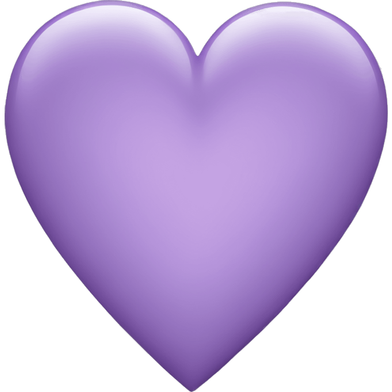 Light purple heart emoji