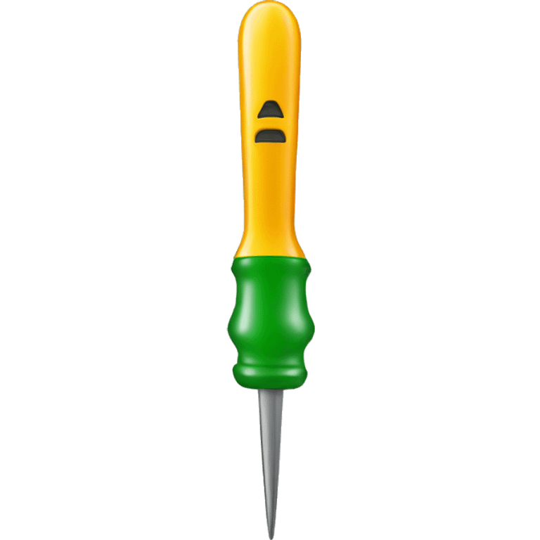 a screwdriver green emoji