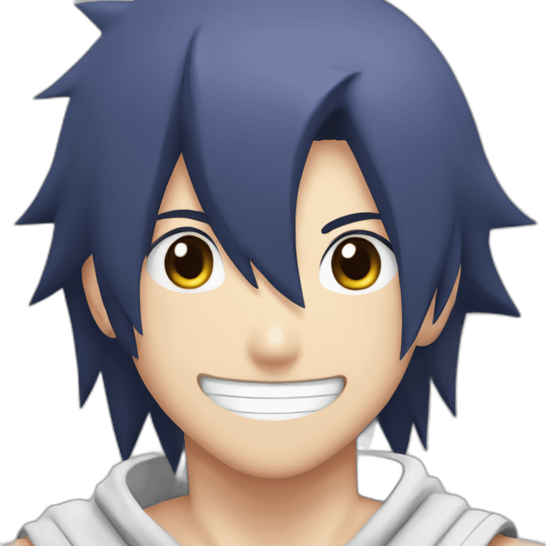 Sasuke Uchiha smile emoji