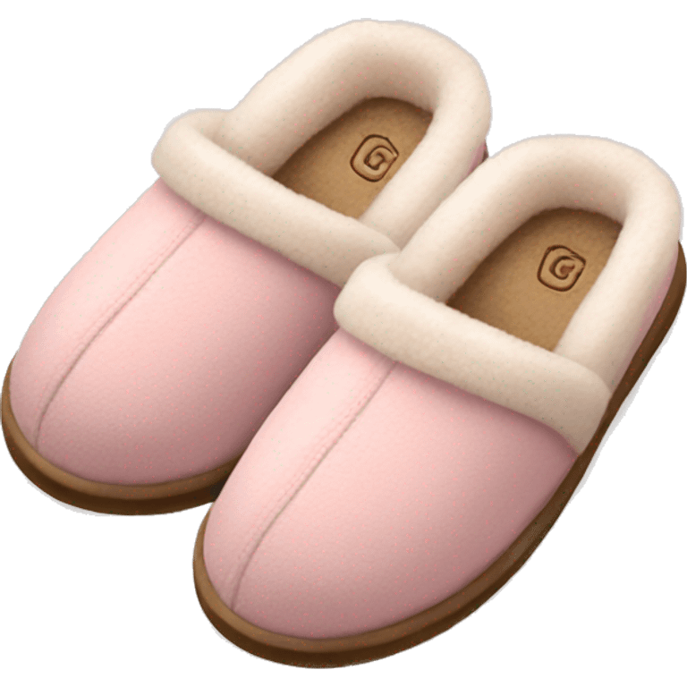 UGG slippers light pink  emoji