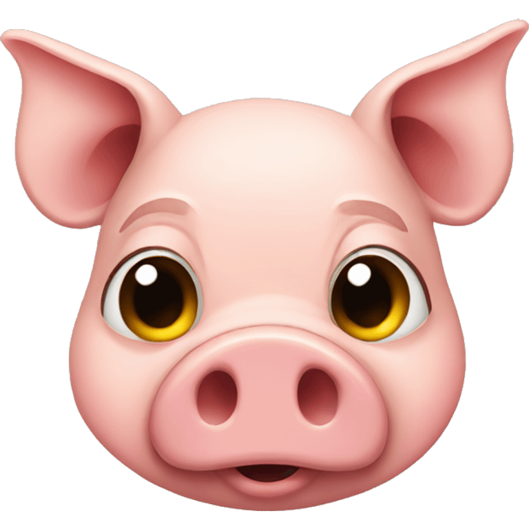 Pig with attitude  emoji