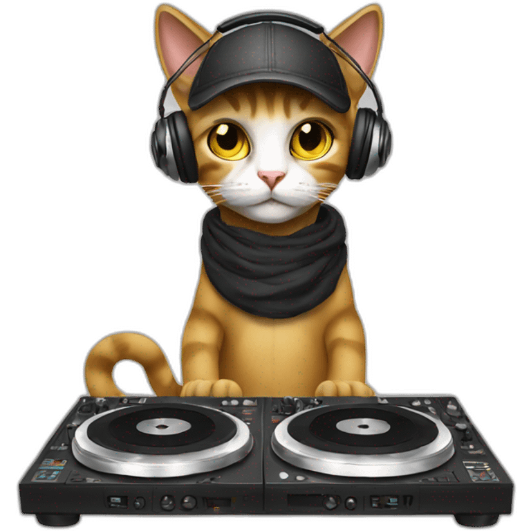 dj cat emoji