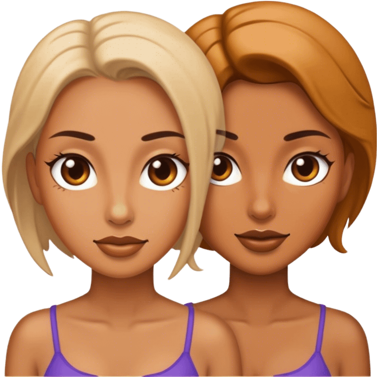 two women, closeup. See the full thing today for $9.99 emoji