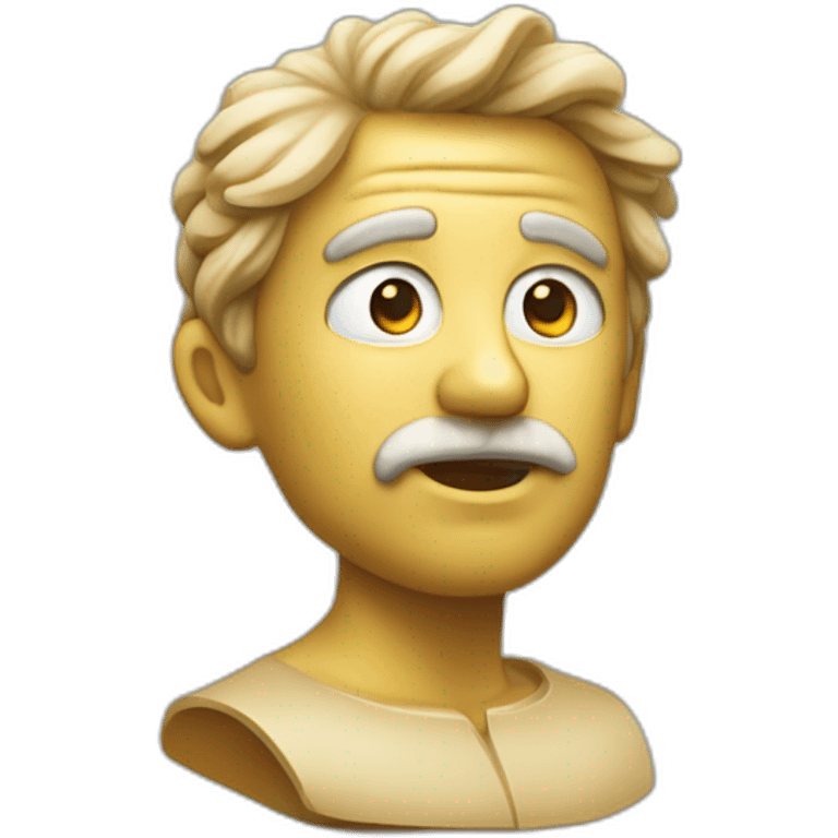 STATUA CON PUNTO INTERROGATIVO emoji