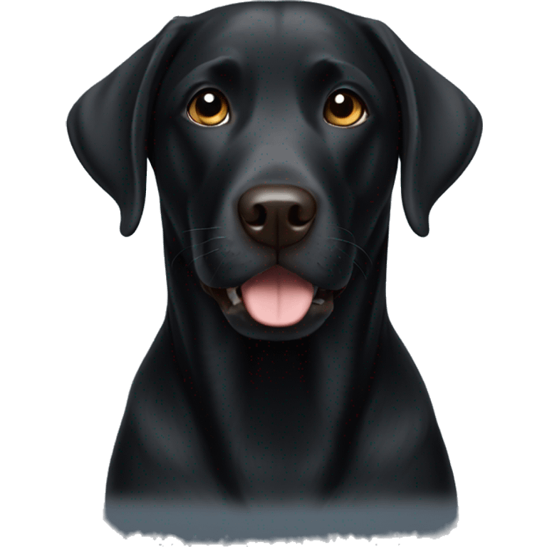 black labrador emoji