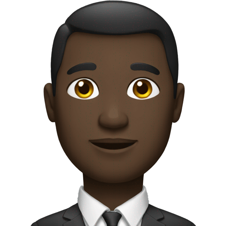 Un homme noirs trans emoji