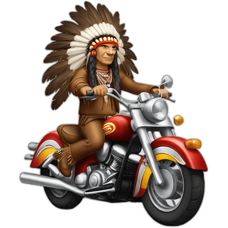 Indian chief motocycle emoji