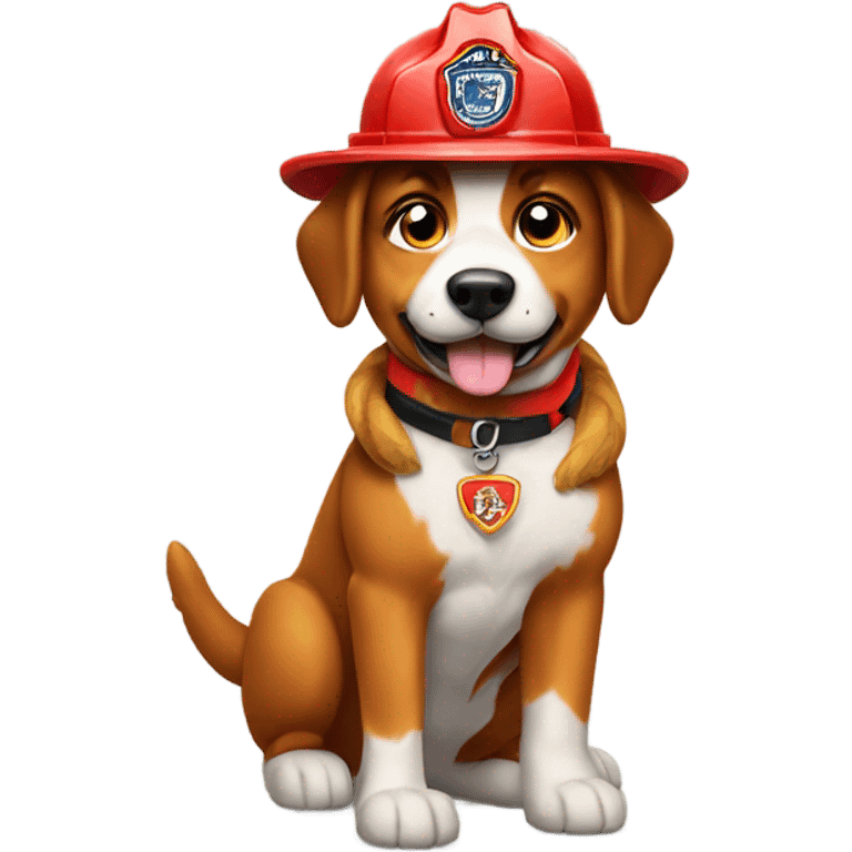 Fire dog emoji