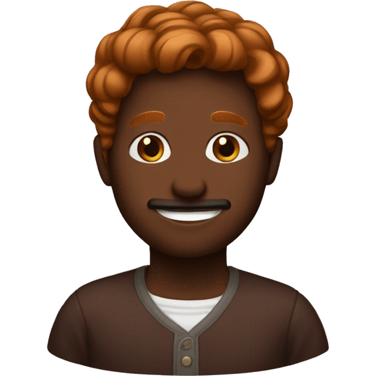 Mahogany color emoji