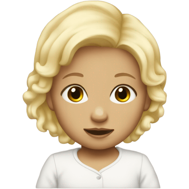 blonde baby emoji