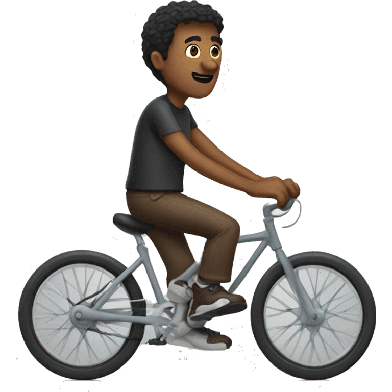 Jeff bone riding a bike emoji