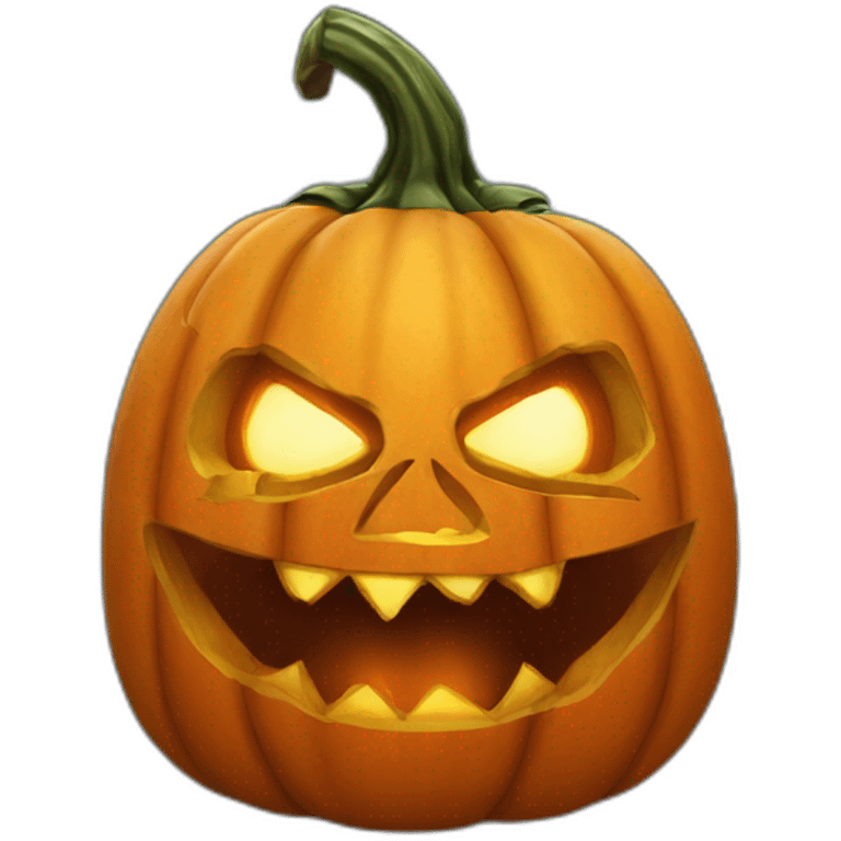 scary halloween pumpkin emoji