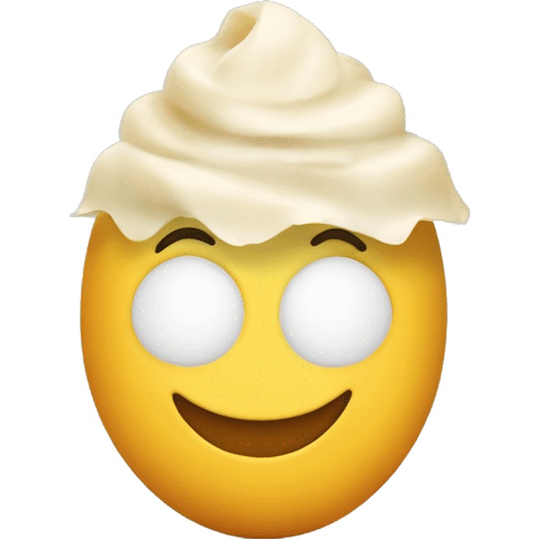 smile egg frie emoji