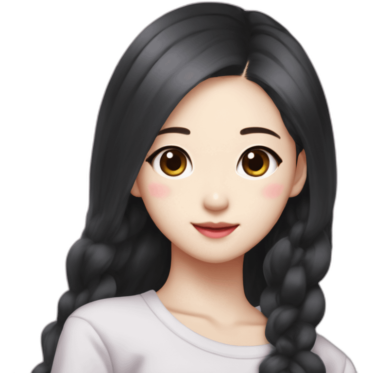 Korean girl jisoo Kim from blackpink emoji