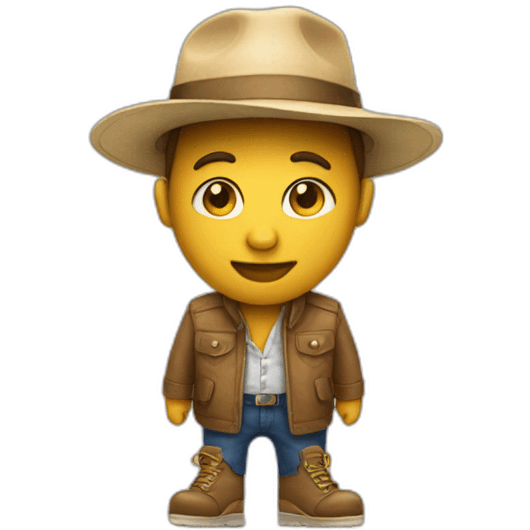 an with hat and shoes losfer emoji