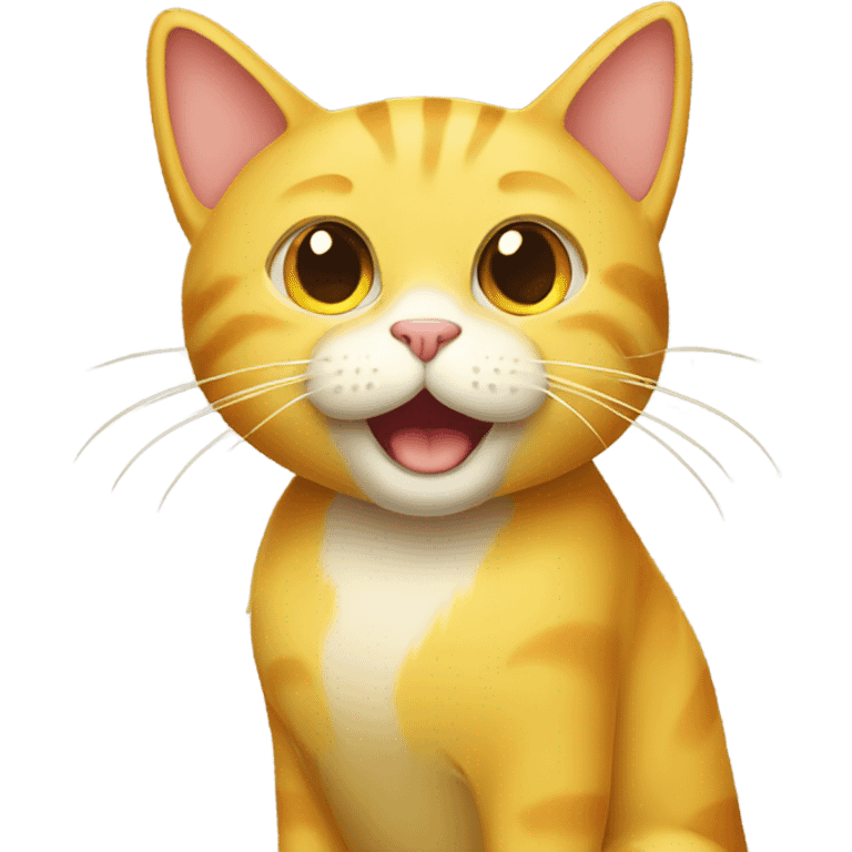 yellow cat emoji