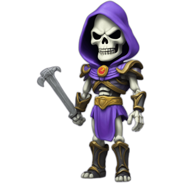 skeletor toy figure emoji