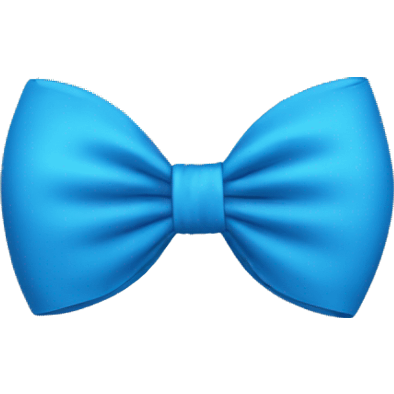 blue bow emoji