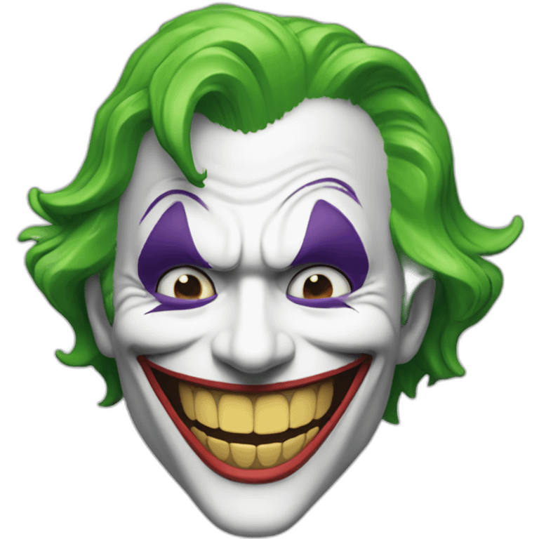 "The Joker laughing emoji