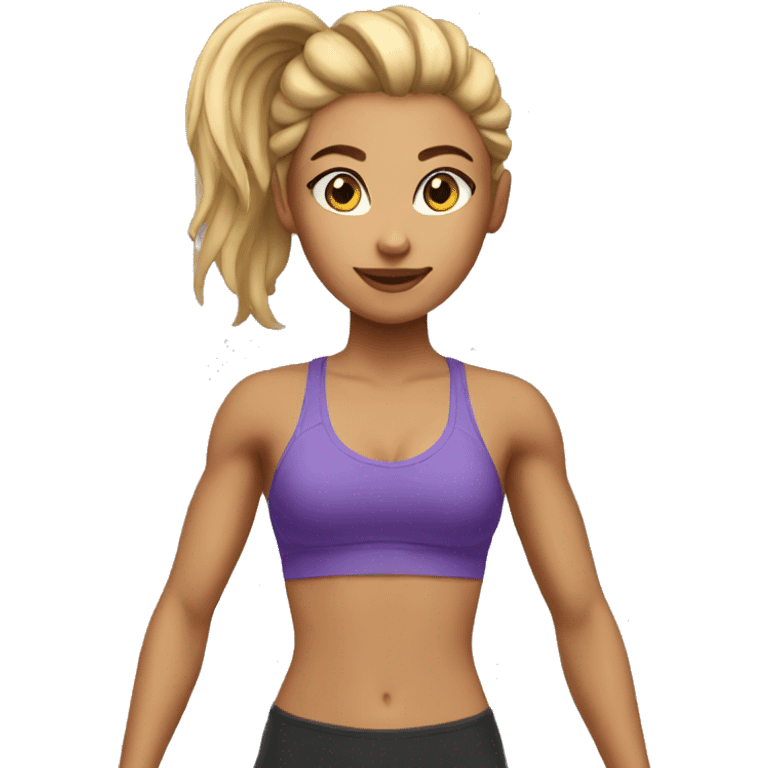 fitness girl emoji