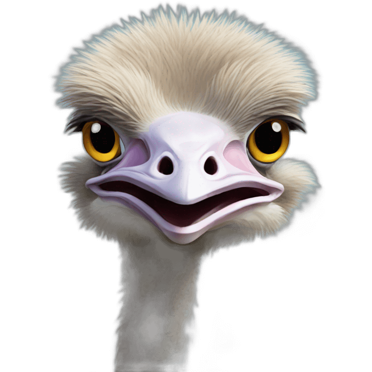 Ostrich emoji